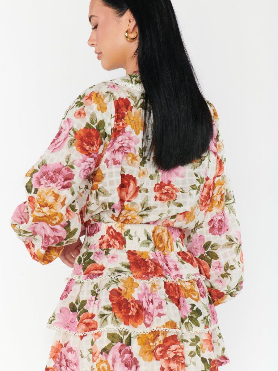 Nat Skort ~ Ivory Hillside Floral