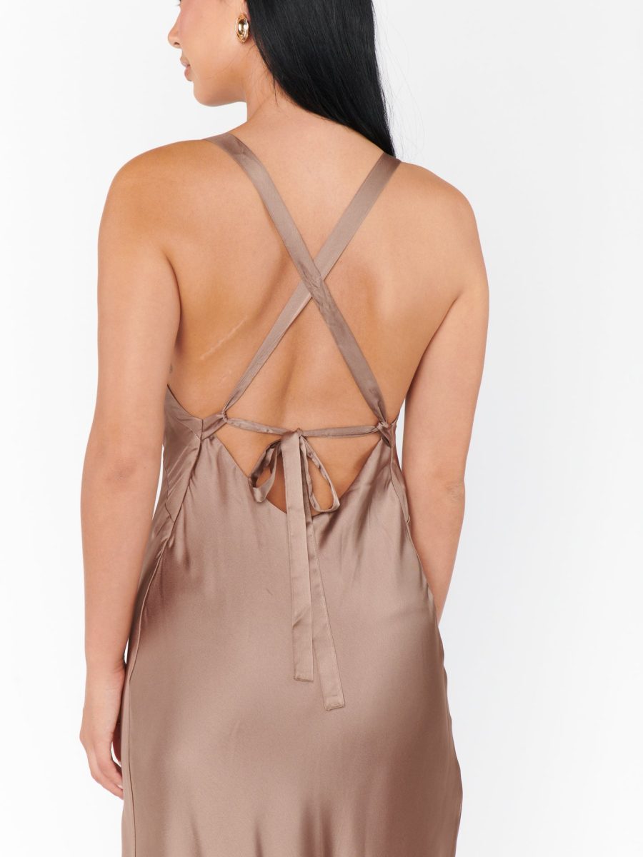 Anderson Maxi Dress ~ Dune Luxe Satin
