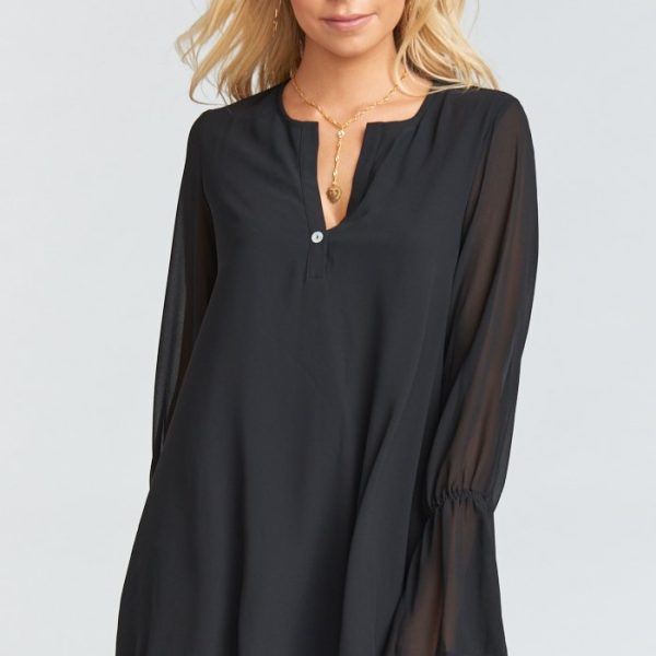 Black Chiffon