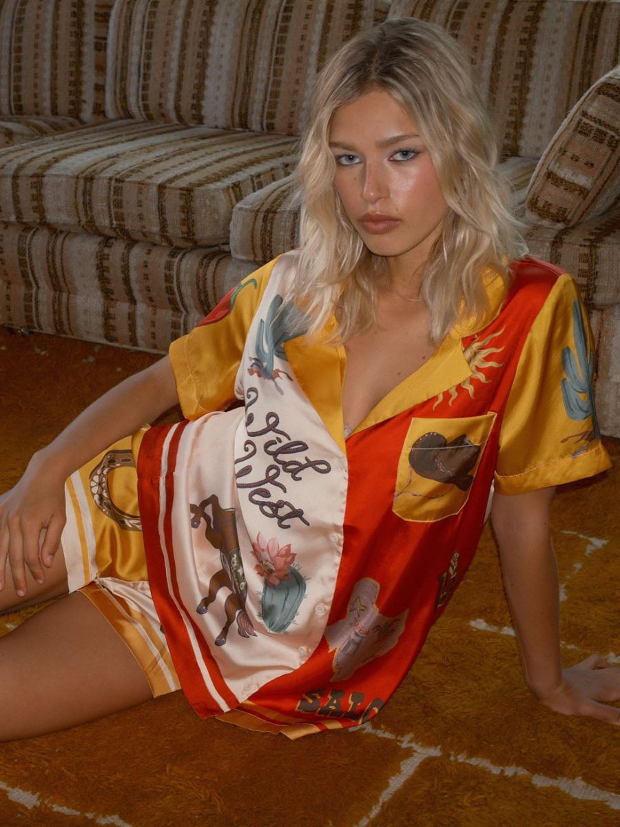 Home and Away PJ Set ~ Lone Star Silky