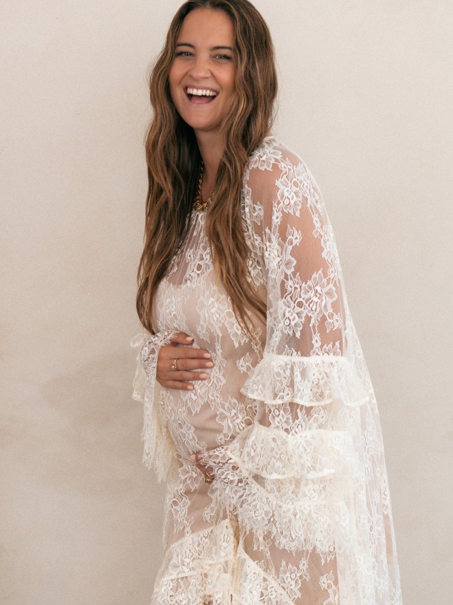 Joelle Maxi Dress ~ Dainty White Lace