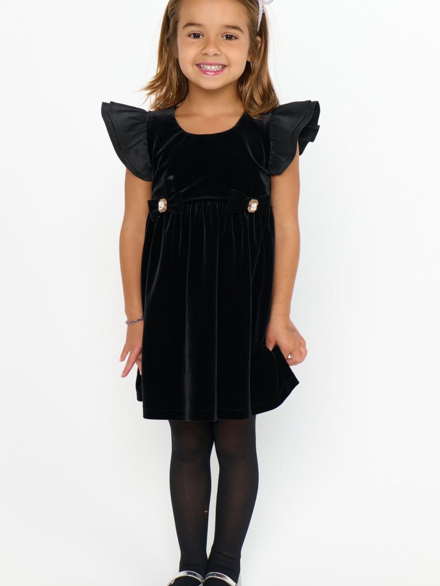 The Paris Dress ~ Black Velvet