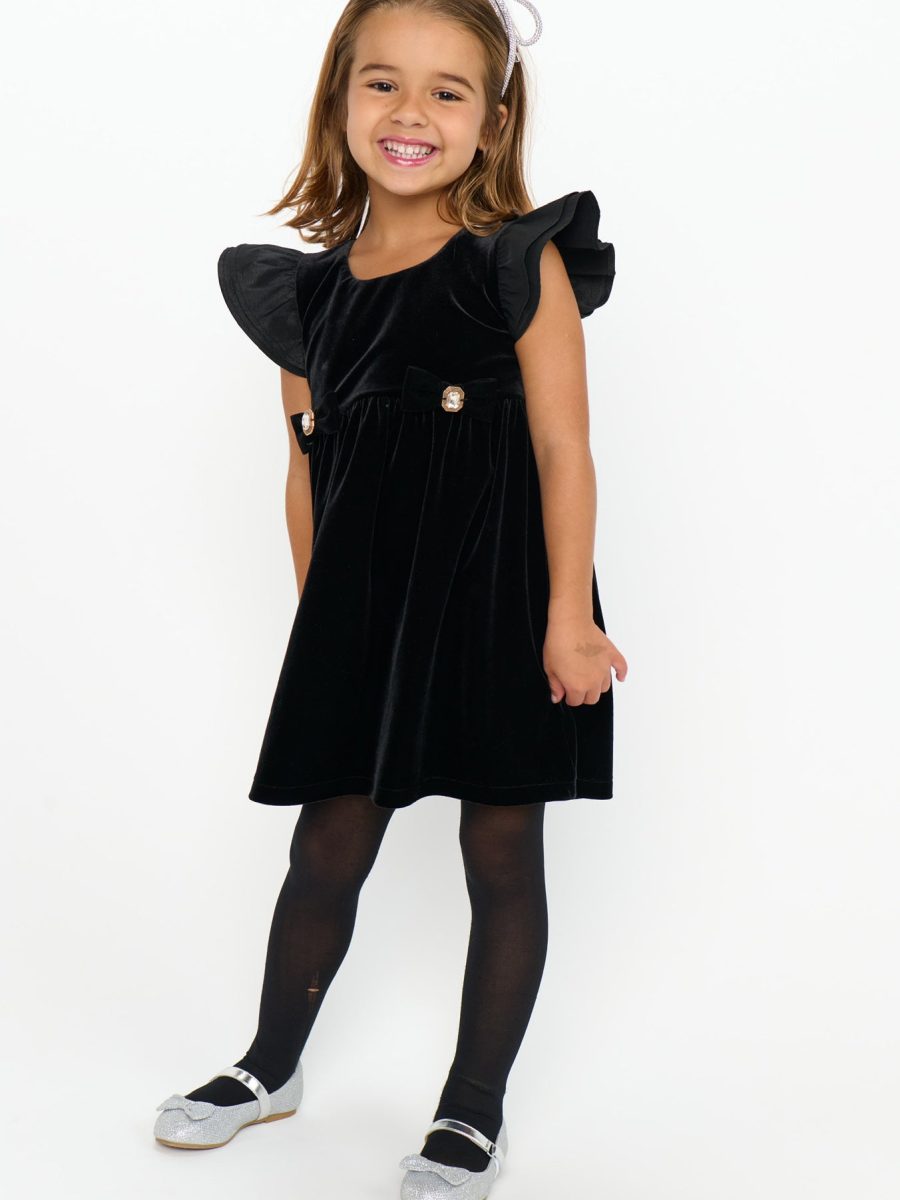 The Paris Dress ~ Black Velvet