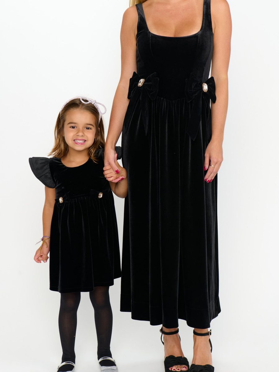 The Paris Dress ~ Black Velvet