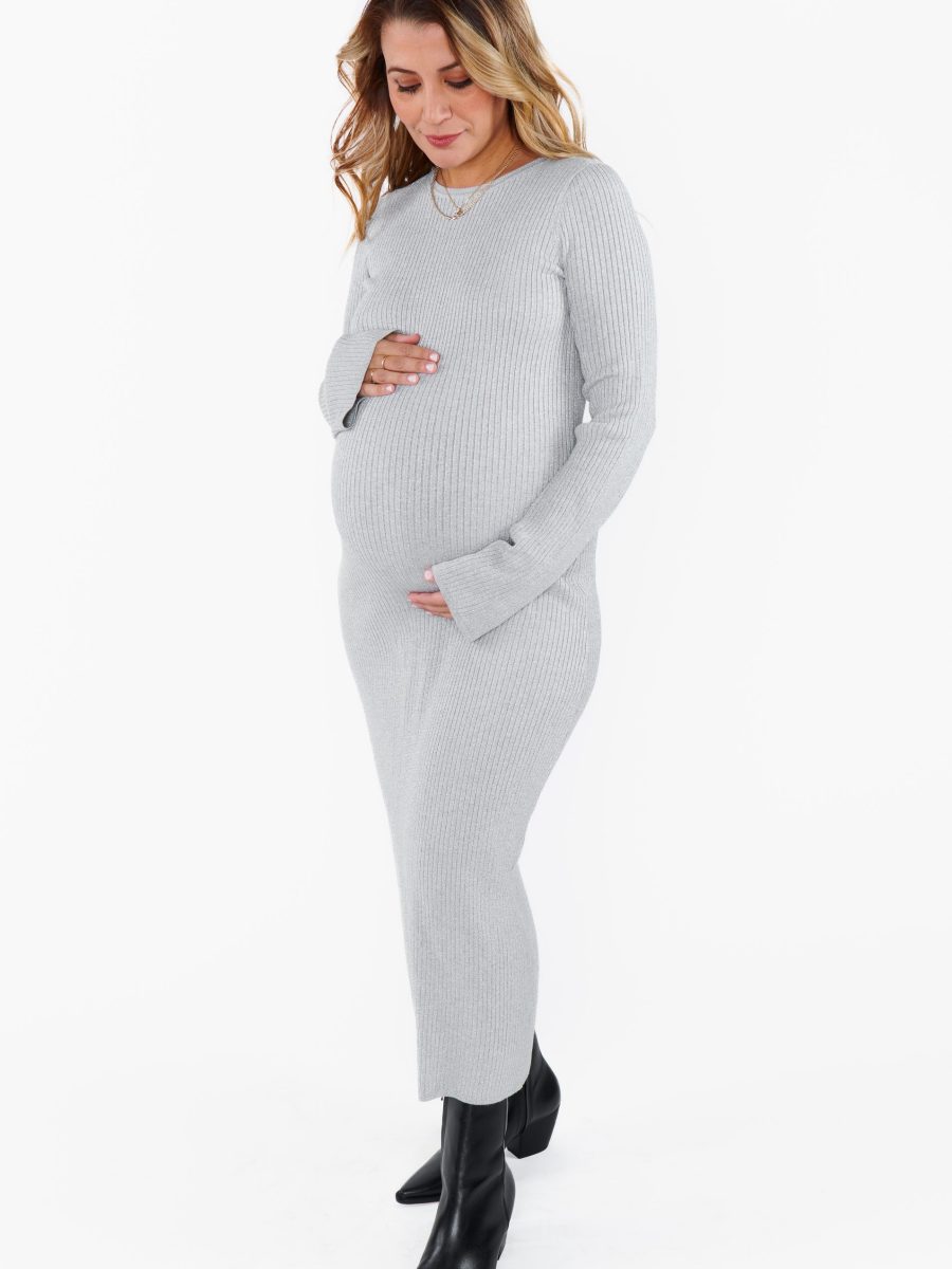 City Dress ~ Silver Shimmer Knit