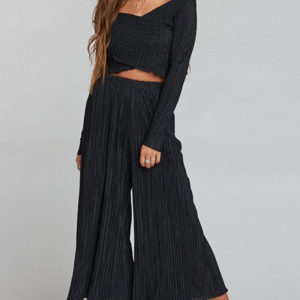 Silky Scrunch Black