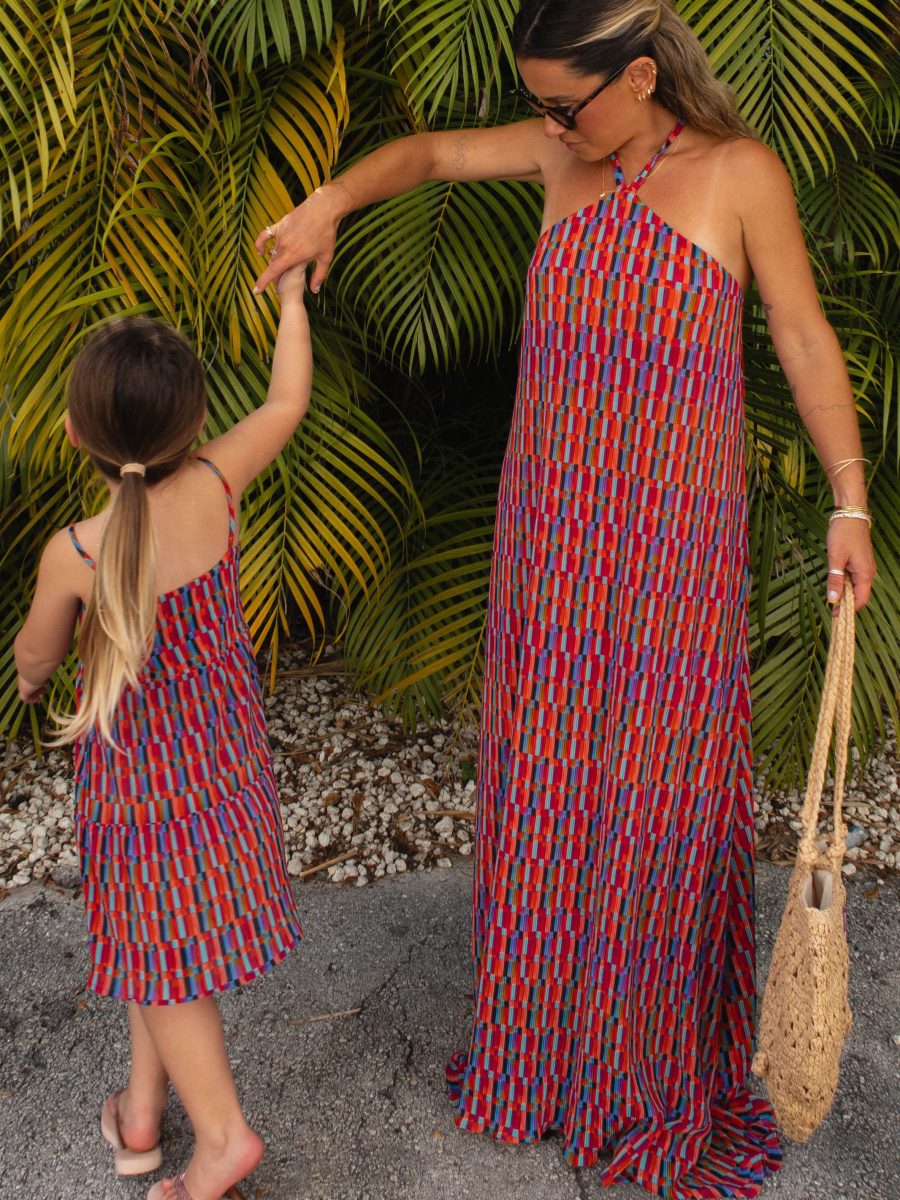 Claudia Maxi Dress ~ Cabo Crush Geo