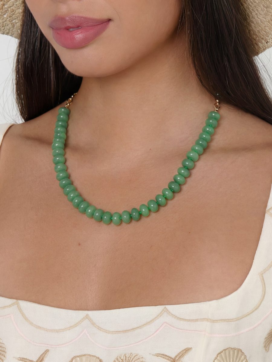 Stone Beaded Necklace ~ Aventurine