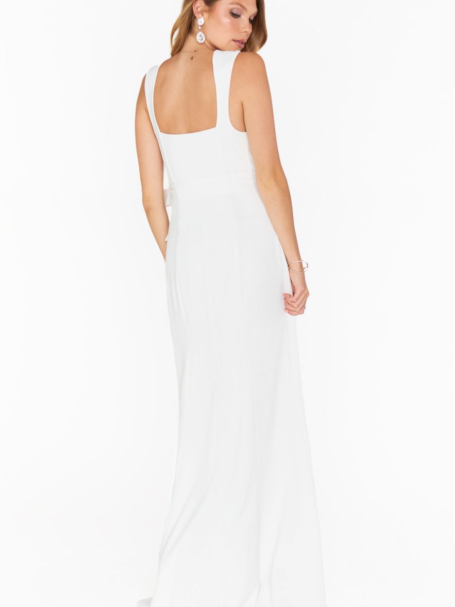 Paris Gown ~ White Stretch