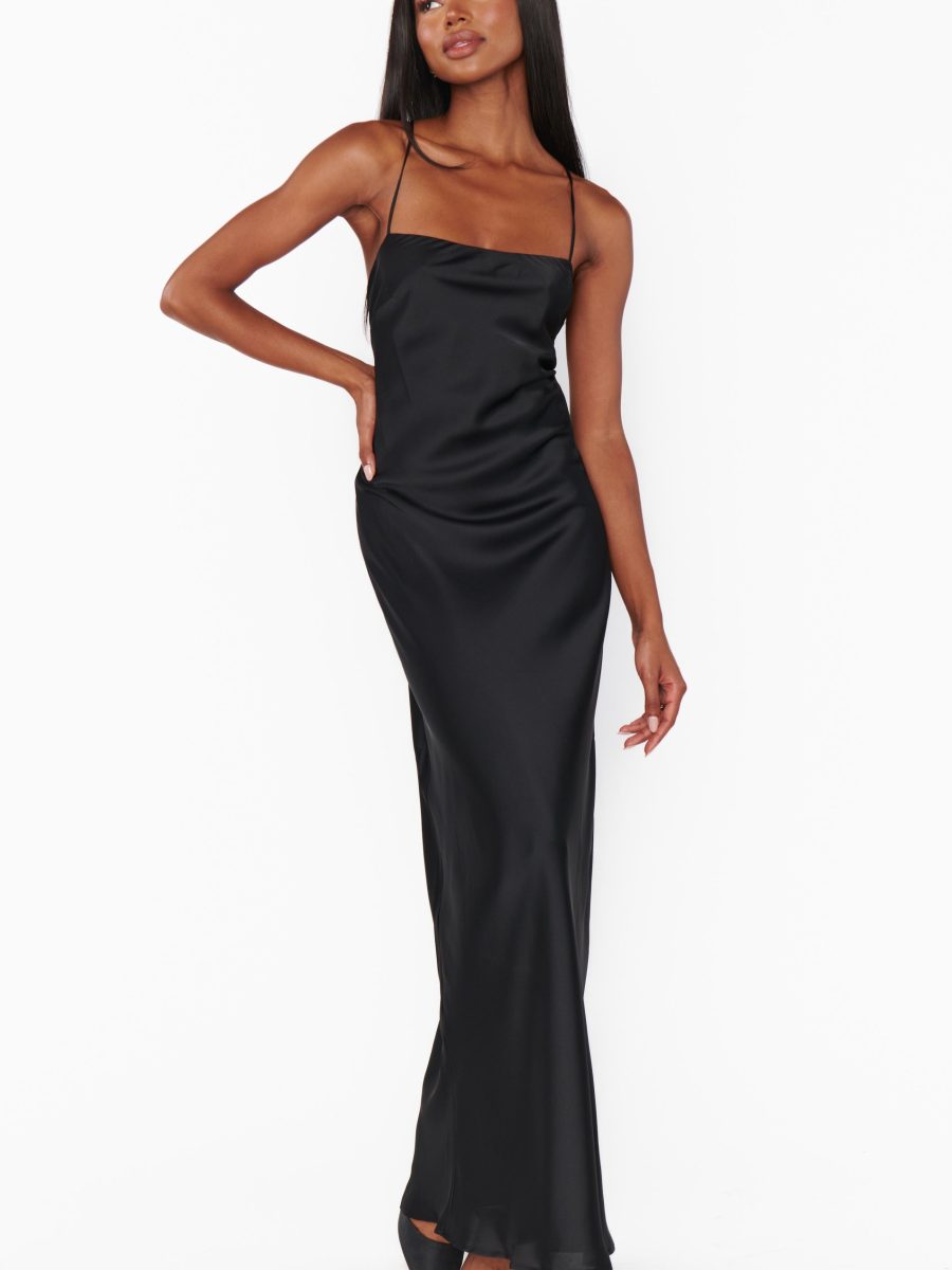 Black Luxe Satin
