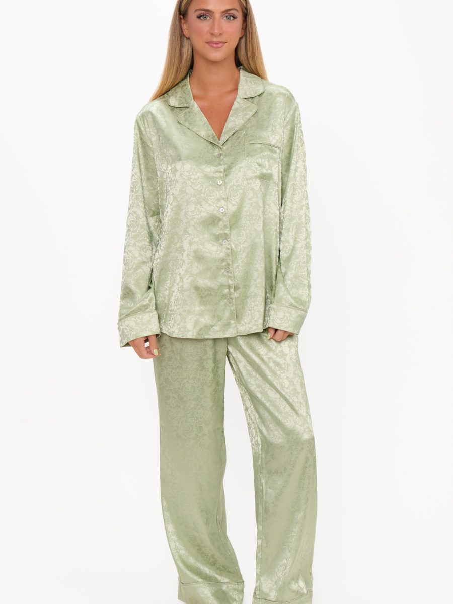 Pistachio Floral Silky