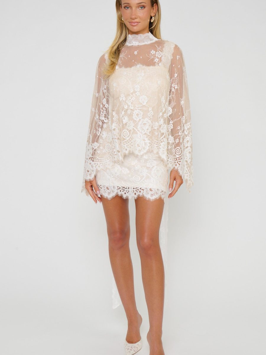 Destiny Cape ~ Devoted White Lace