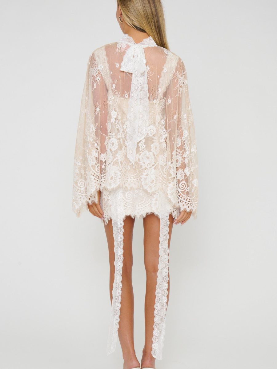 Destiny Cape ~ Devoted White Lace