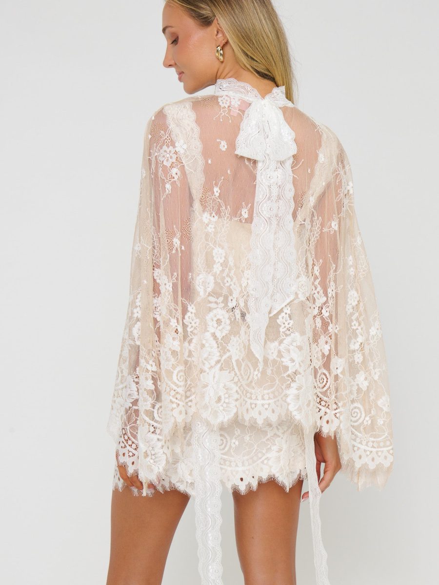 Destiny Cape ~ Devoted White Lace