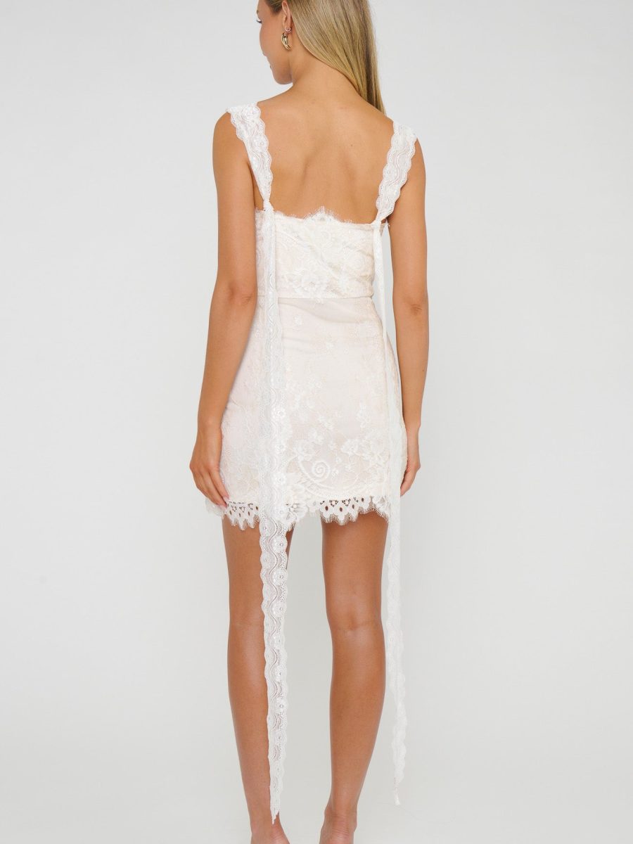 Destiny Mini Dress ~ Devoted White Lace
