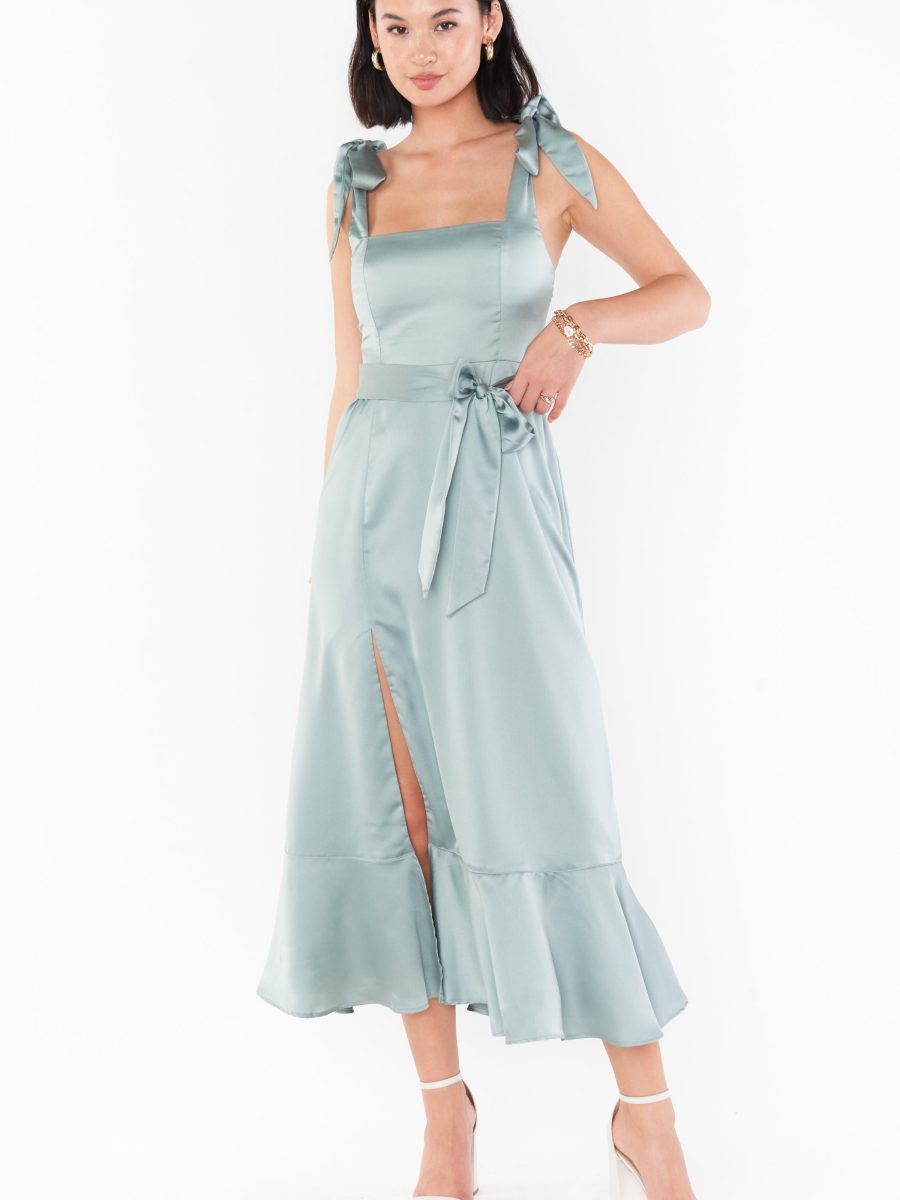 Silver Sage Luxe Satin