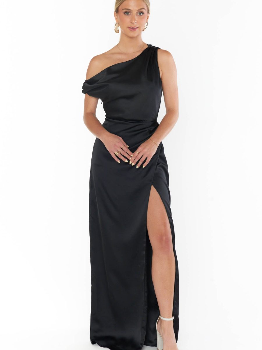 Black Luxe Satin