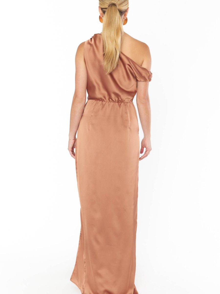 Jodie Dress ~ Copper Luxe Satin
