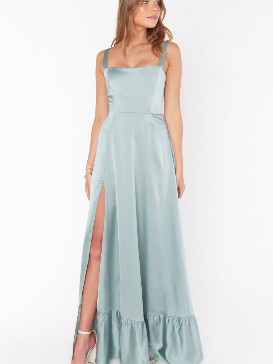 Silver Sage Luxe Satin