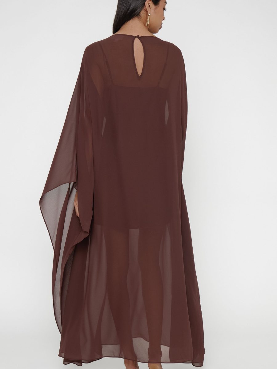 Olsen Maxi Dress ~ Chocolate Chiffon