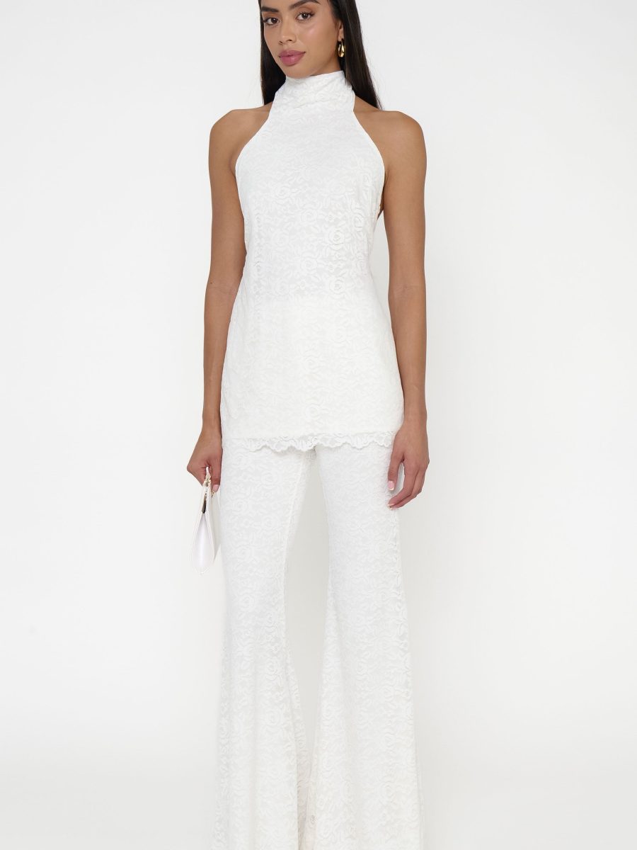 Lisa Top ~ White Lovely Lace