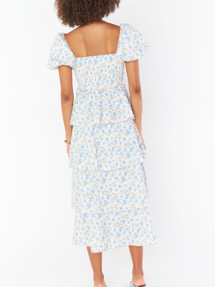 Va Va Midi Dress ~ Charming Rose