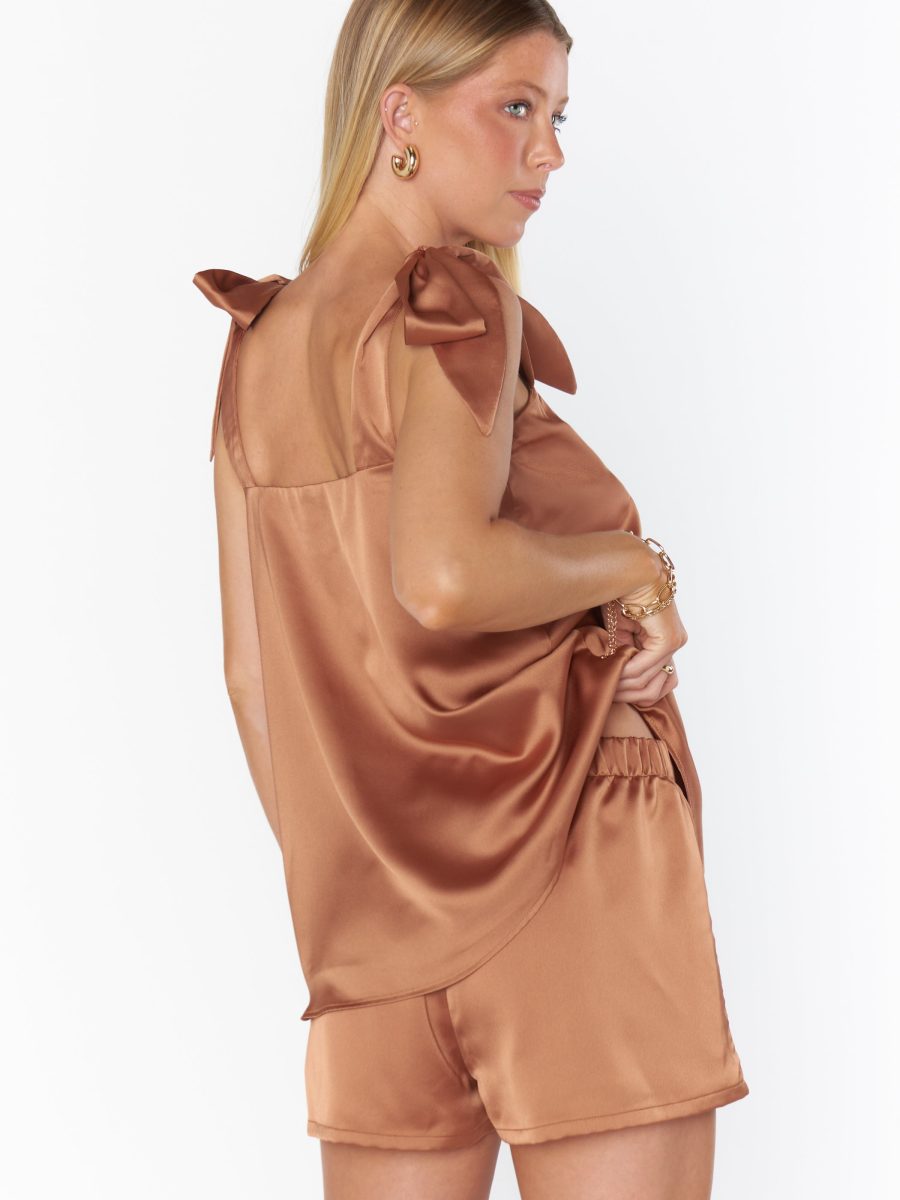 Makeup Tank ~ Copper Luxe Satin