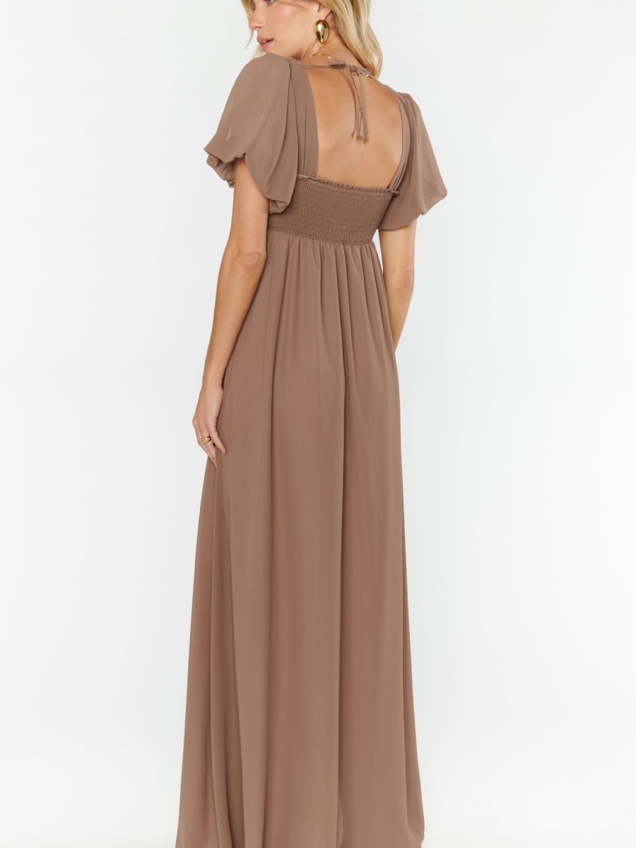 Nora Maxi Dress ~ Dune Chiffon