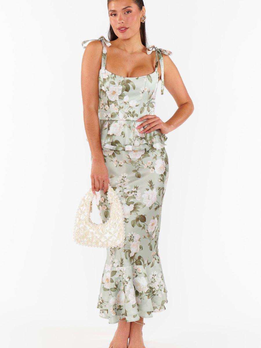 Pauline Peplum Dress ~ Secret Garden