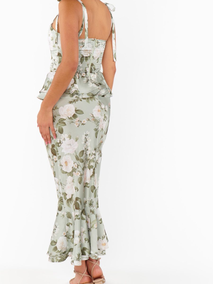 Pauline Peplum Dress ~ Secret Garden