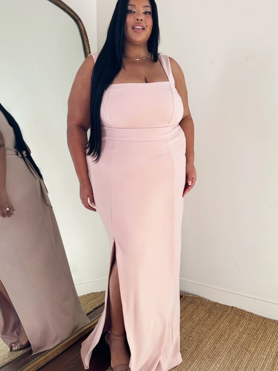Paris Gown ~ Dusty Blush Stretch
