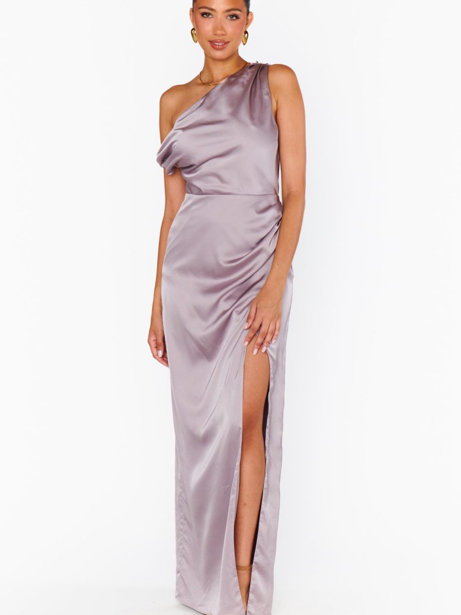 Dusty Purple Luxe Satin