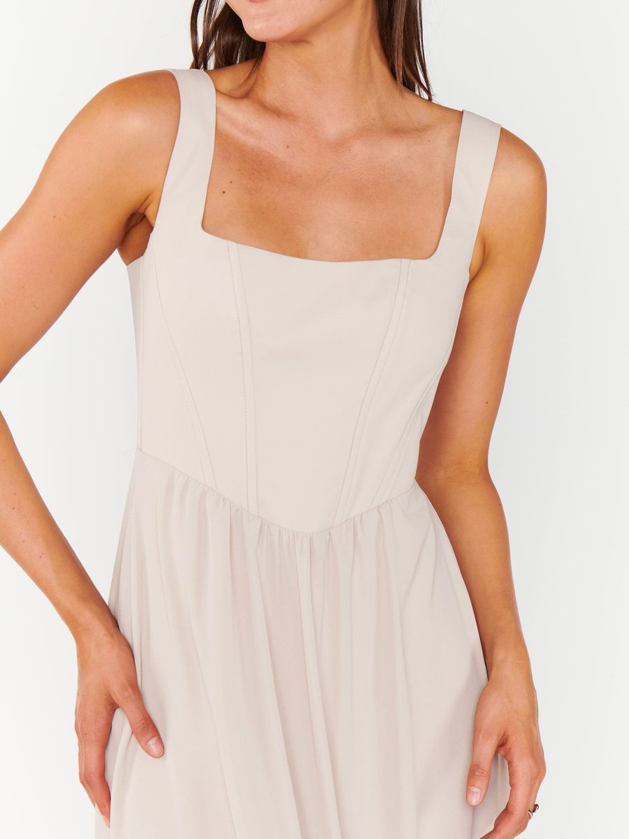 Nina Maxi Dress ~ Show Me the Ring Crisp