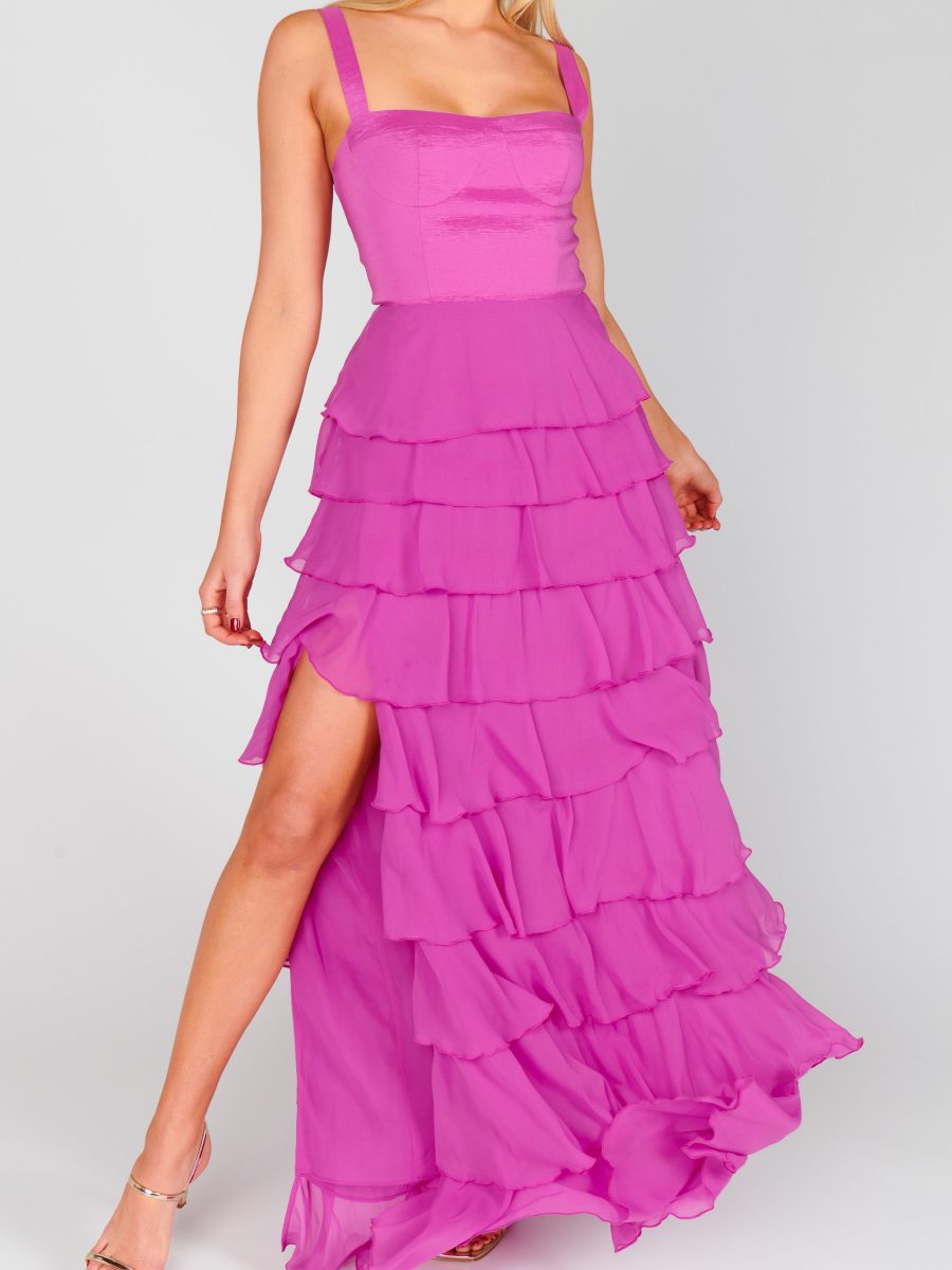 Katarina Maxi Dress ~ Magenta Majesty