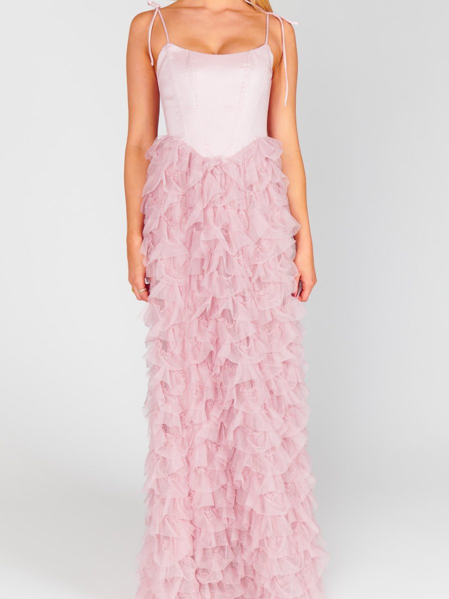 Francesca Maxi Dress ~ Ballet Slipper Ruffle Tulle