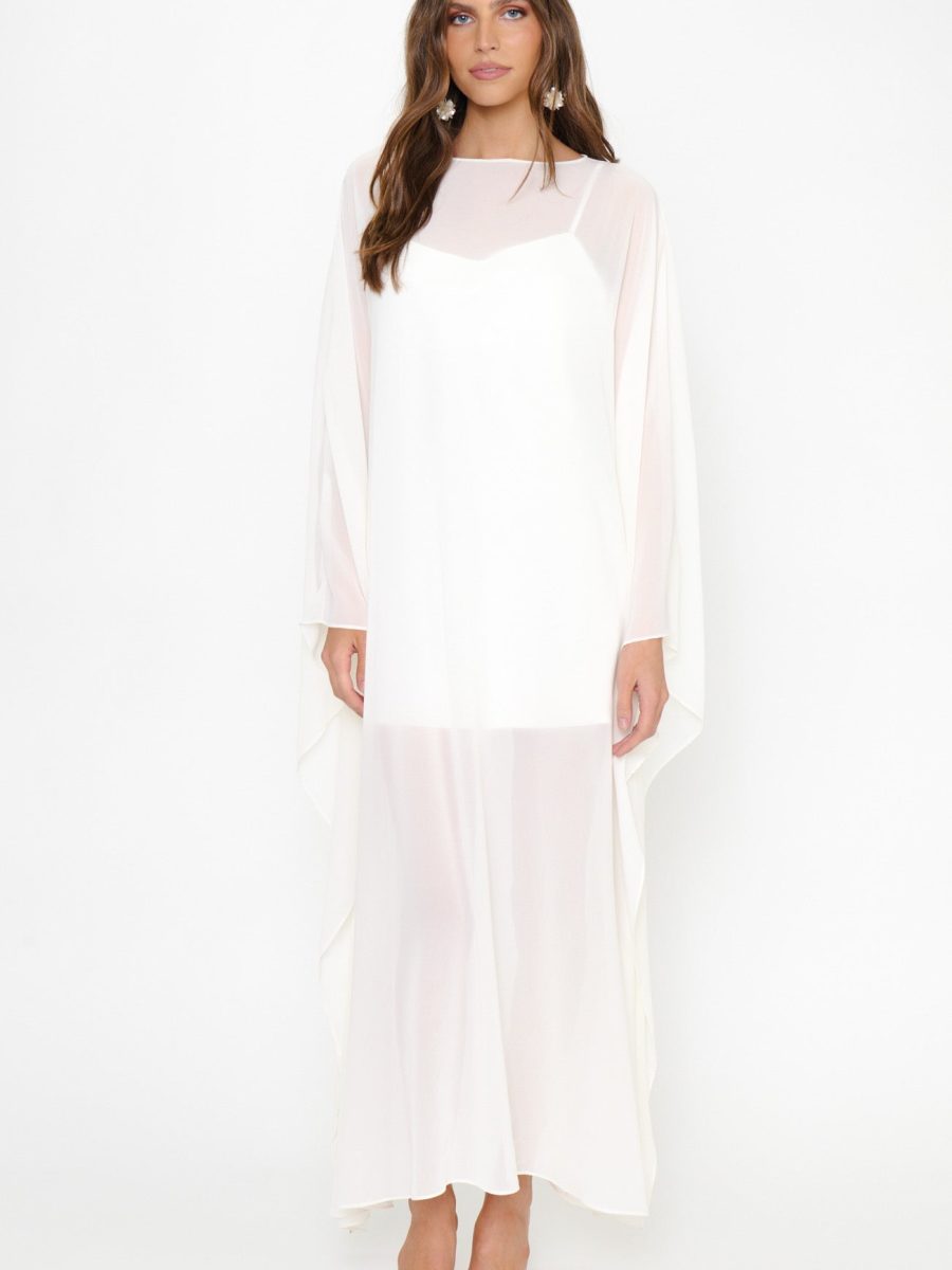 Olsen Maxi Dress ~ Wedding Cake Chiffon