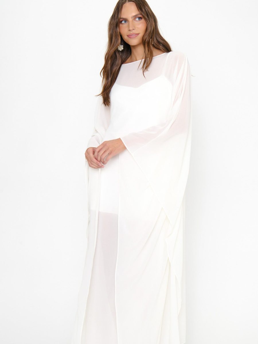 Olsen Maxi Dress ~ Wedding Cake Chiffon