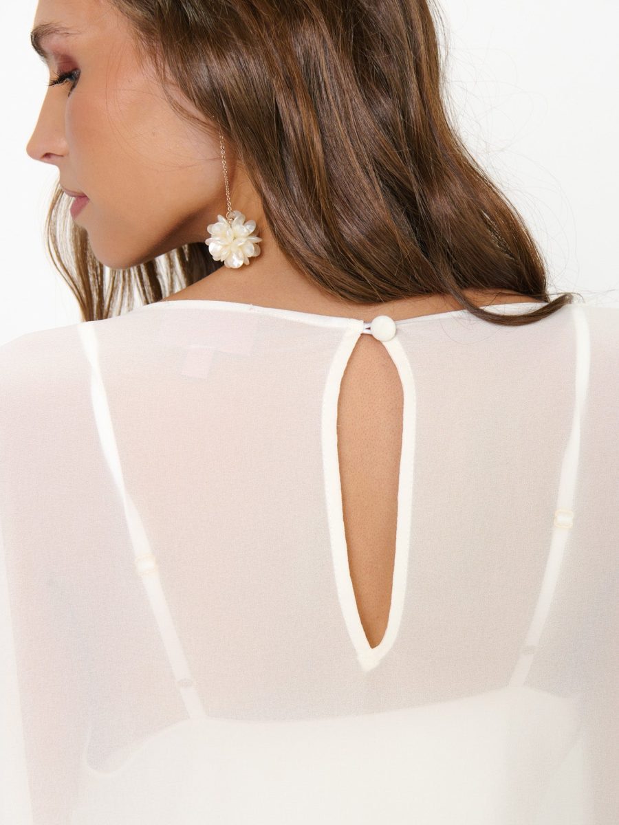 Olsen Maxi Dress ~ Wedding Cake Chiffon