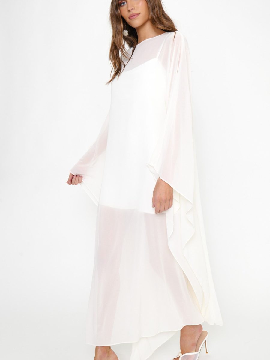 Olsen Maxi Dress ~ Wedding Cake Chiffon