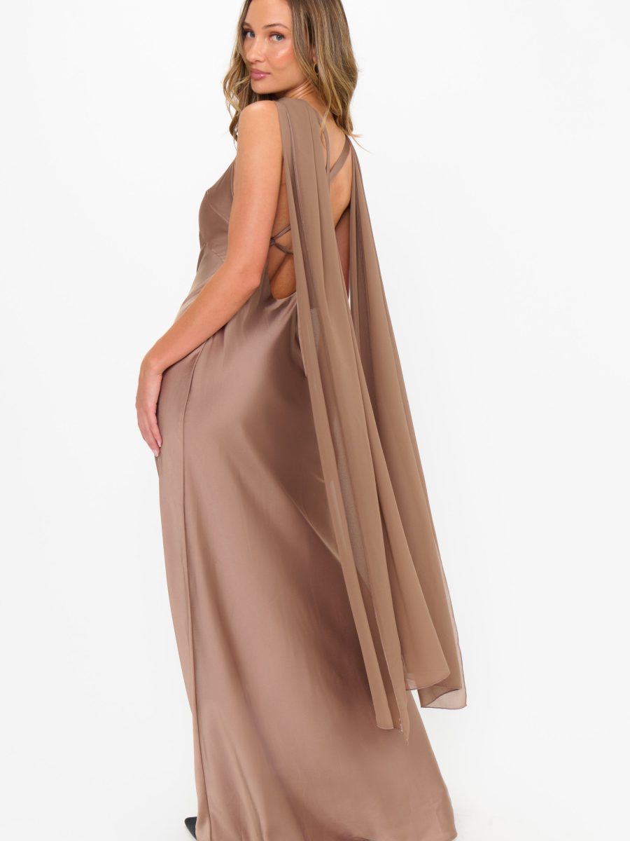 Soiree Shawl ~ Dune Chiffon