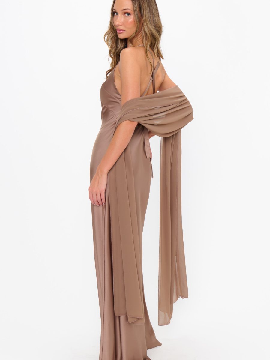 Soiree Shawl ~ Dune Chiffon