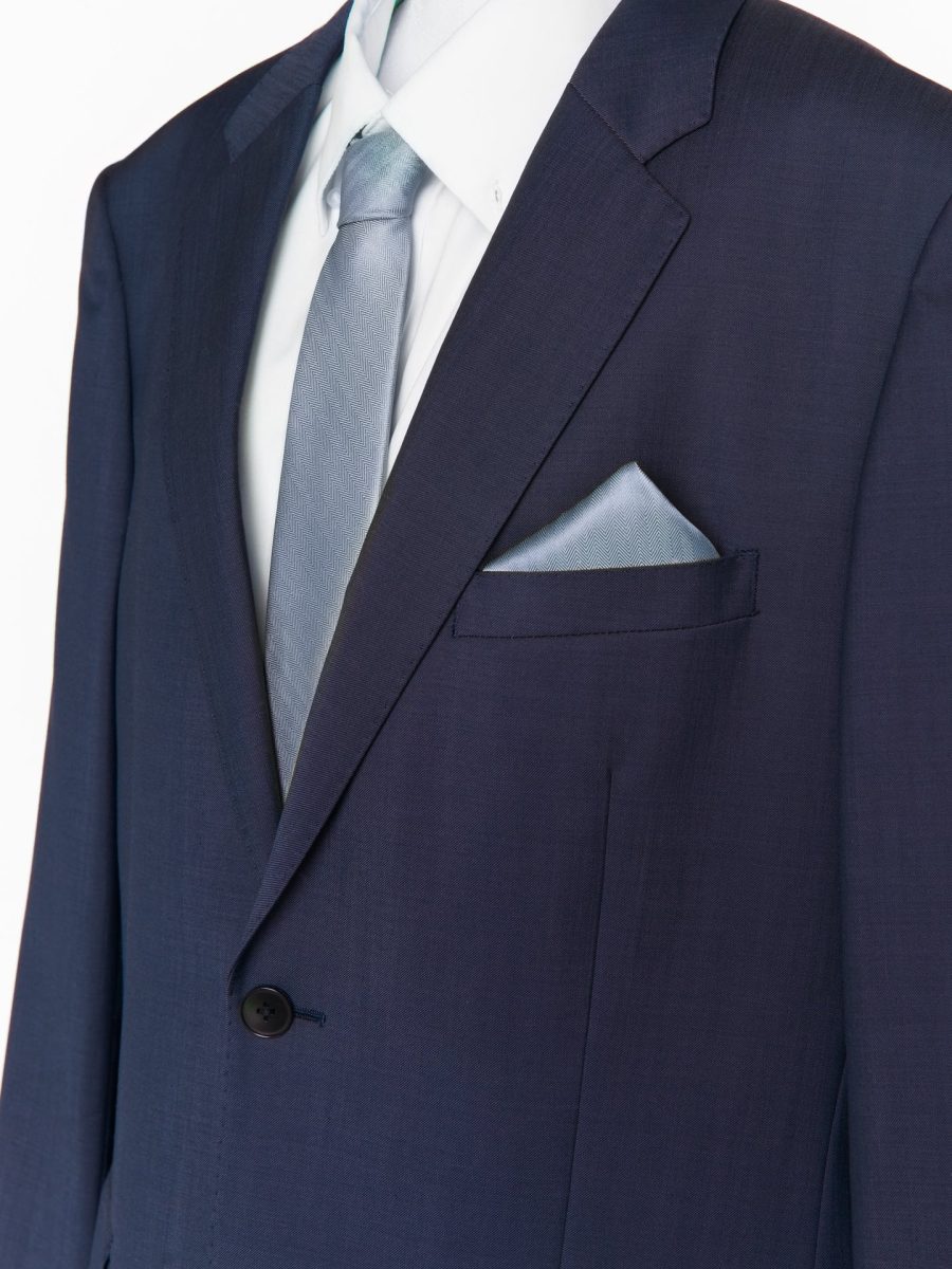 Nico Neck Tie ~ Steel Blue Solid