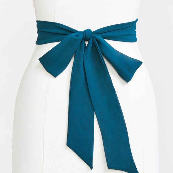 Deep Jade Chiffon