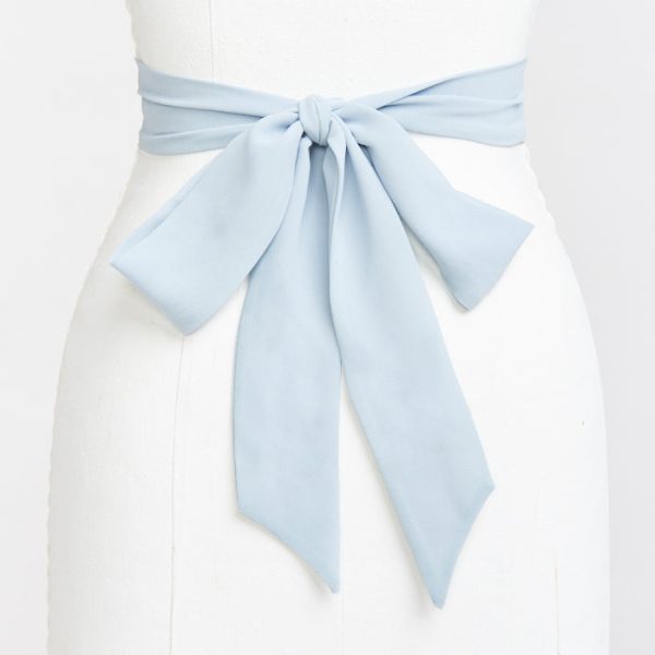 Steel Blue Chiffon
