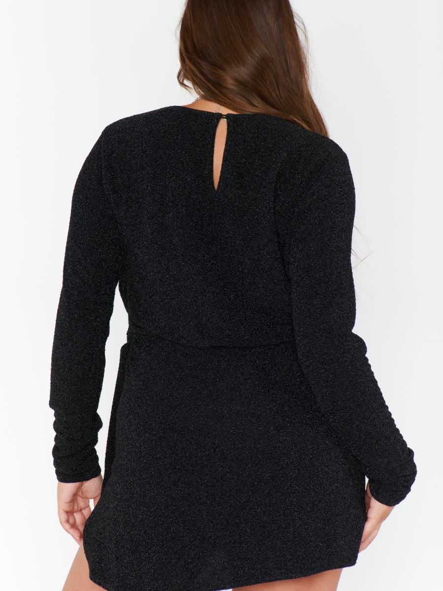 Stage Skort Dress ~ Black Shimmy Shine