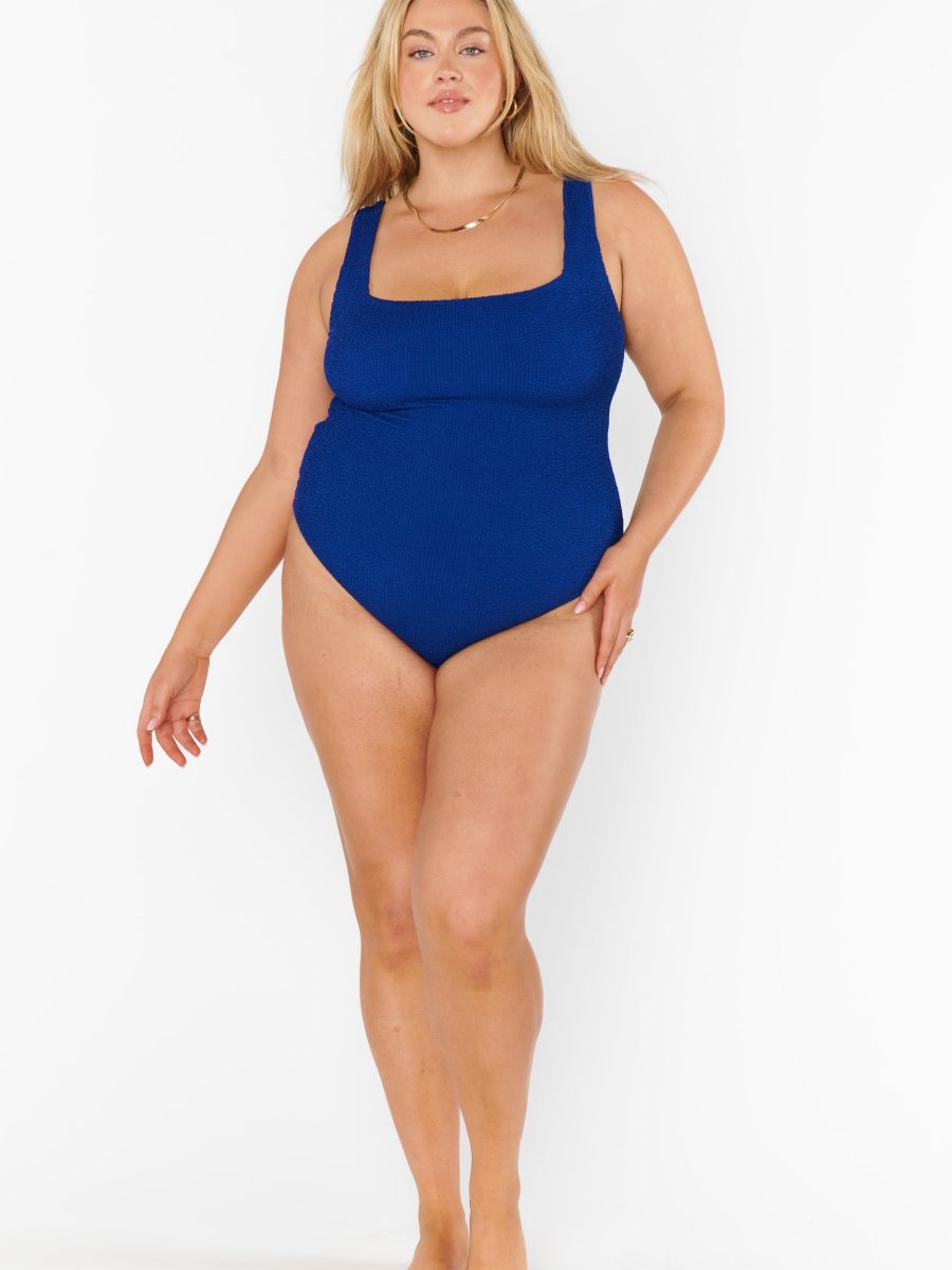 The Scrunch One Piece ~ Navy Scrunch