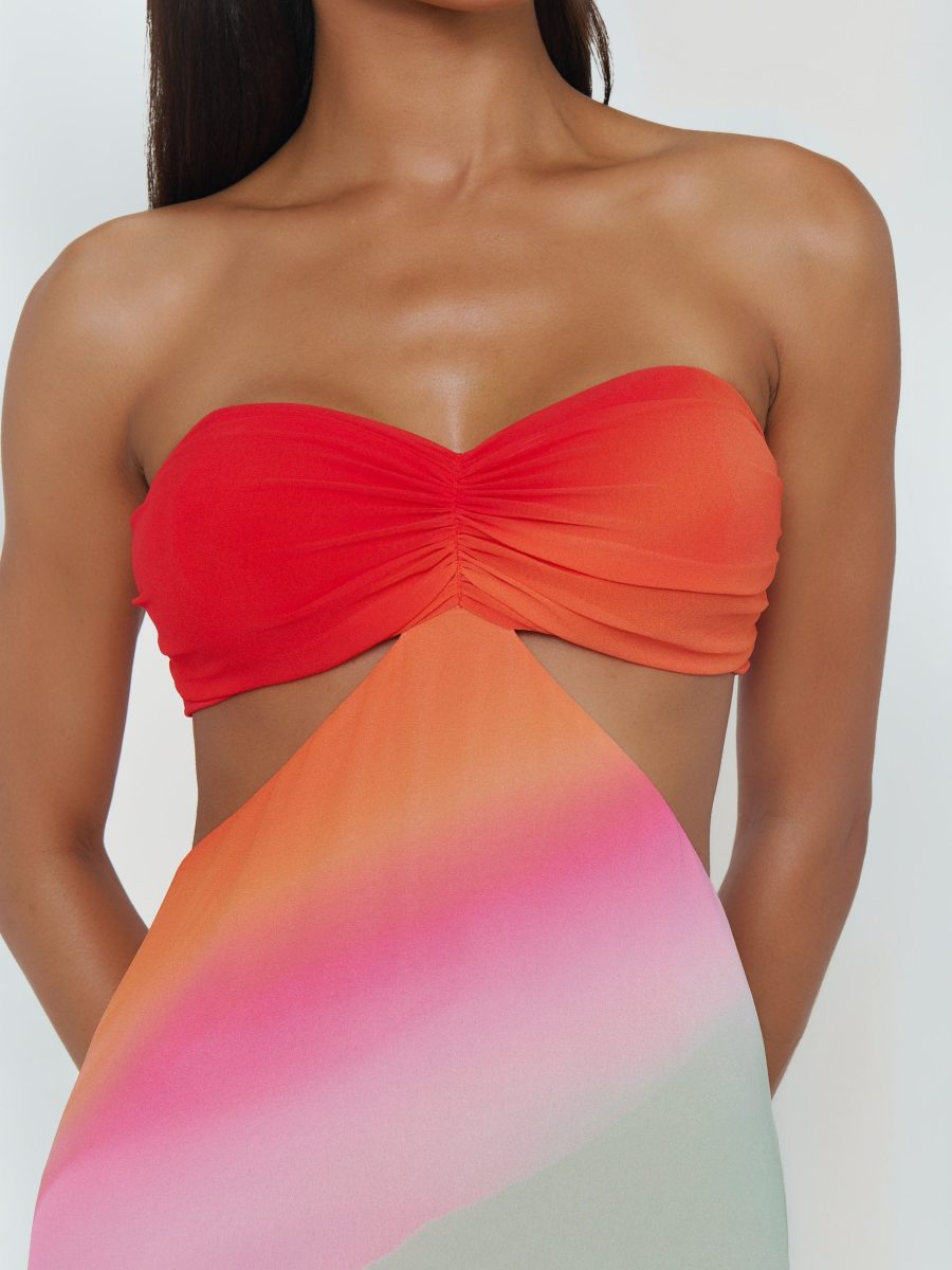 Niki Maxi Dress ~ Sunset