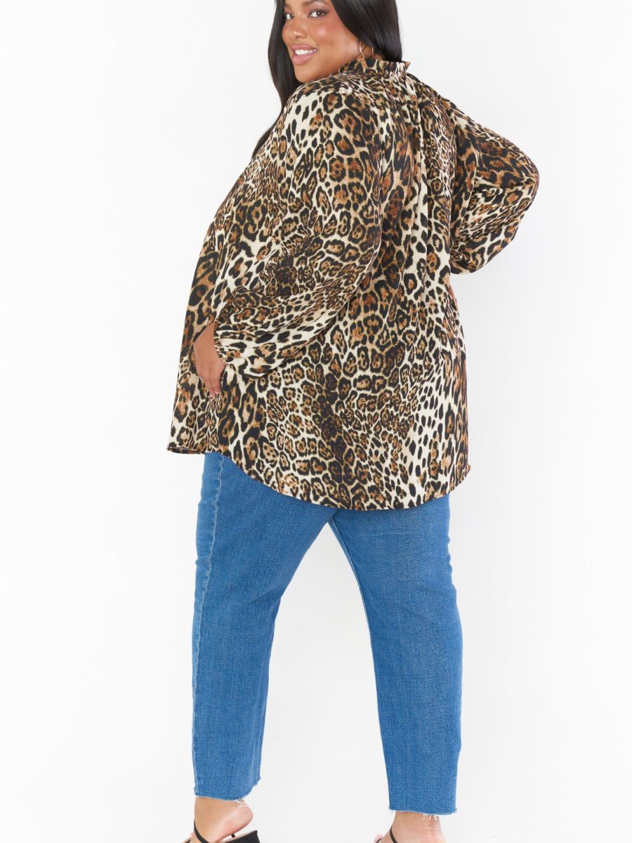 Alicia Tunic ~ Tiramisu Cheetah