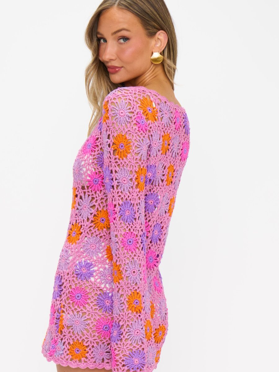 Vacay Mini Coverup ~ Fruit Punch Crochet