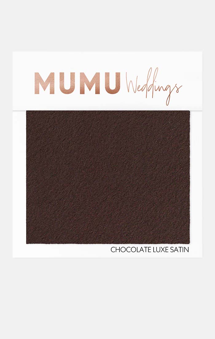 Chocolate Luxe Satin